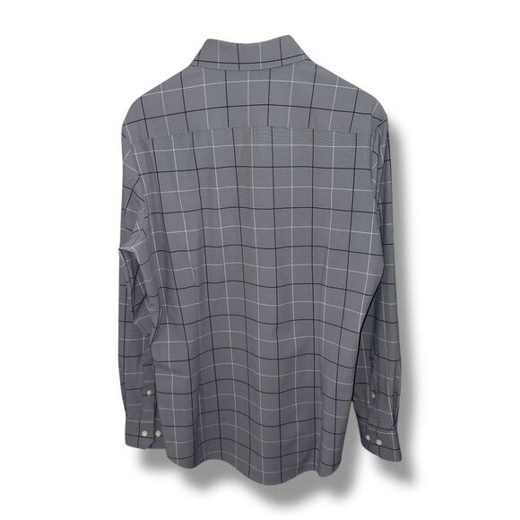 Mizzen + Main Gray & Black Trim Fit Leeward Button Up L - Picture 4 of 4
